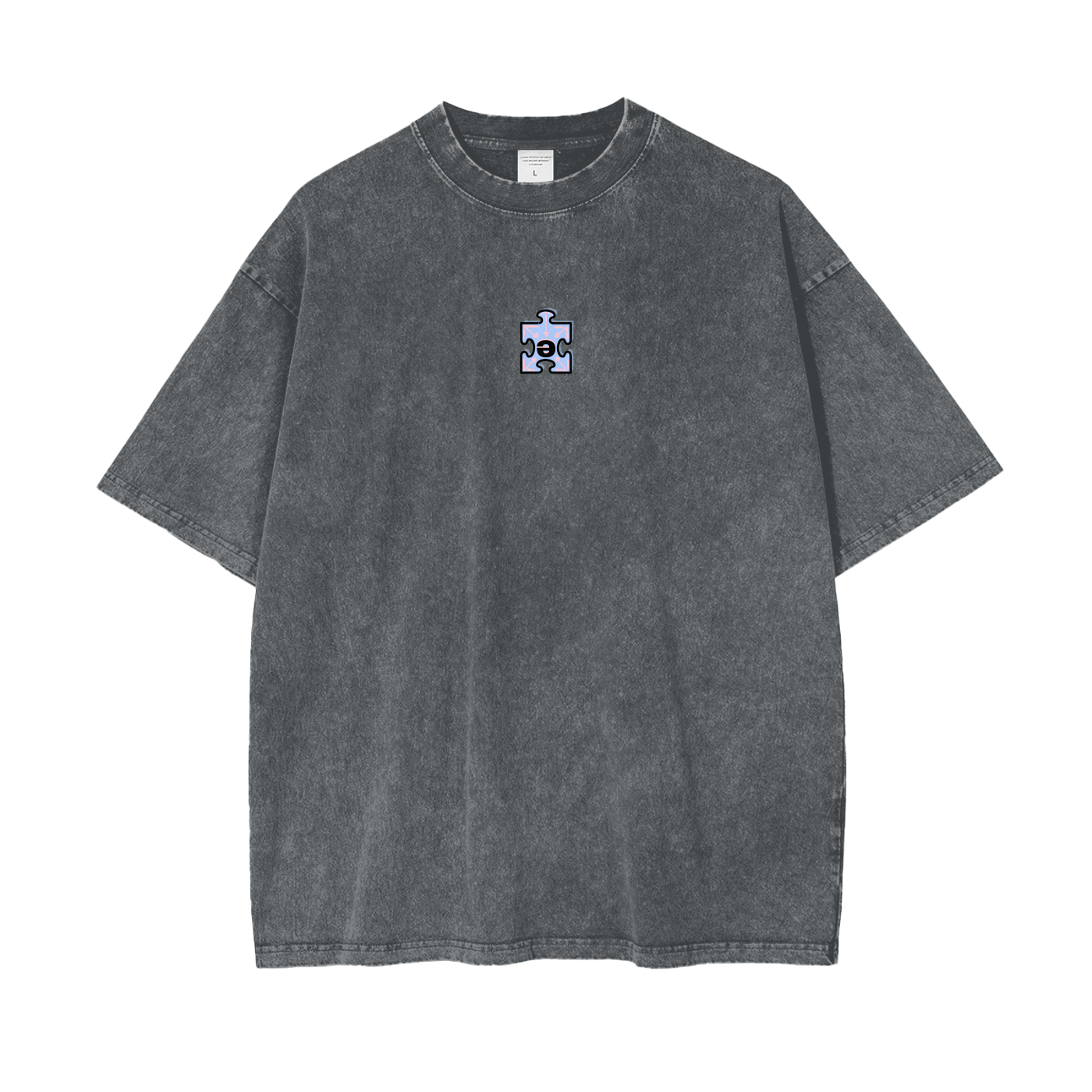 THREE FACES OVERSIZED TEE