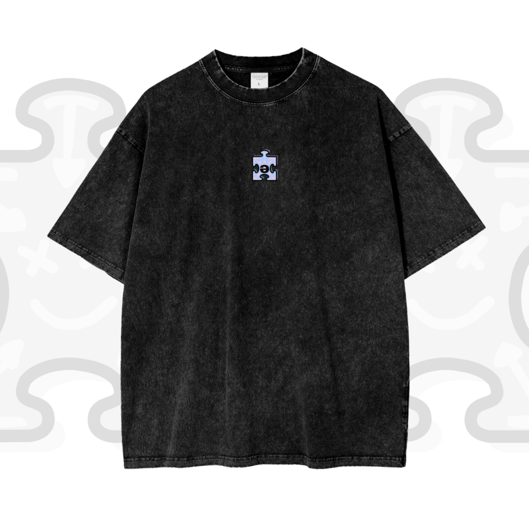 THREE FACES OVERSIZED TEE
