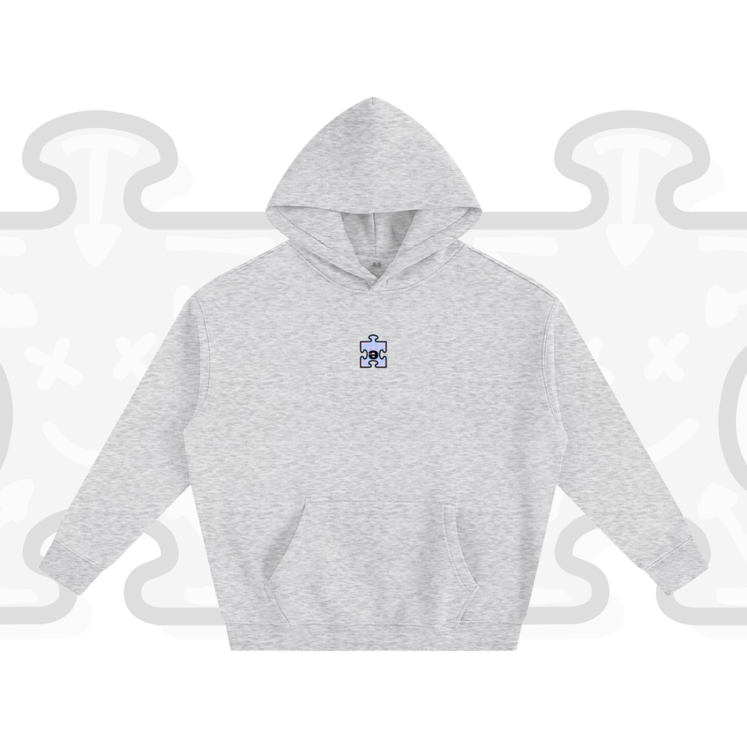 THREE FACES OVERSIZED & FLEECED HOODIE