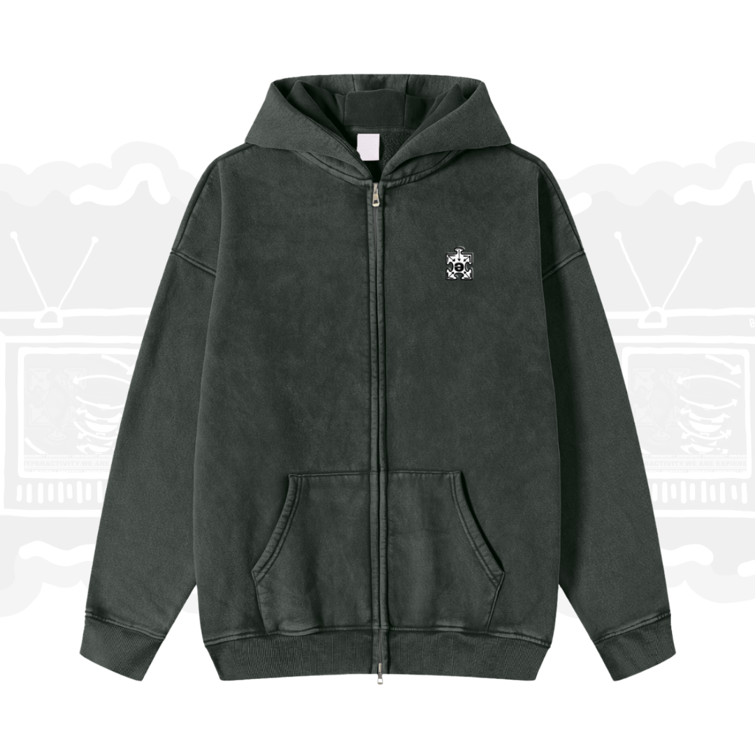 HUNKER DOWN FULL-ZIP HOODIE