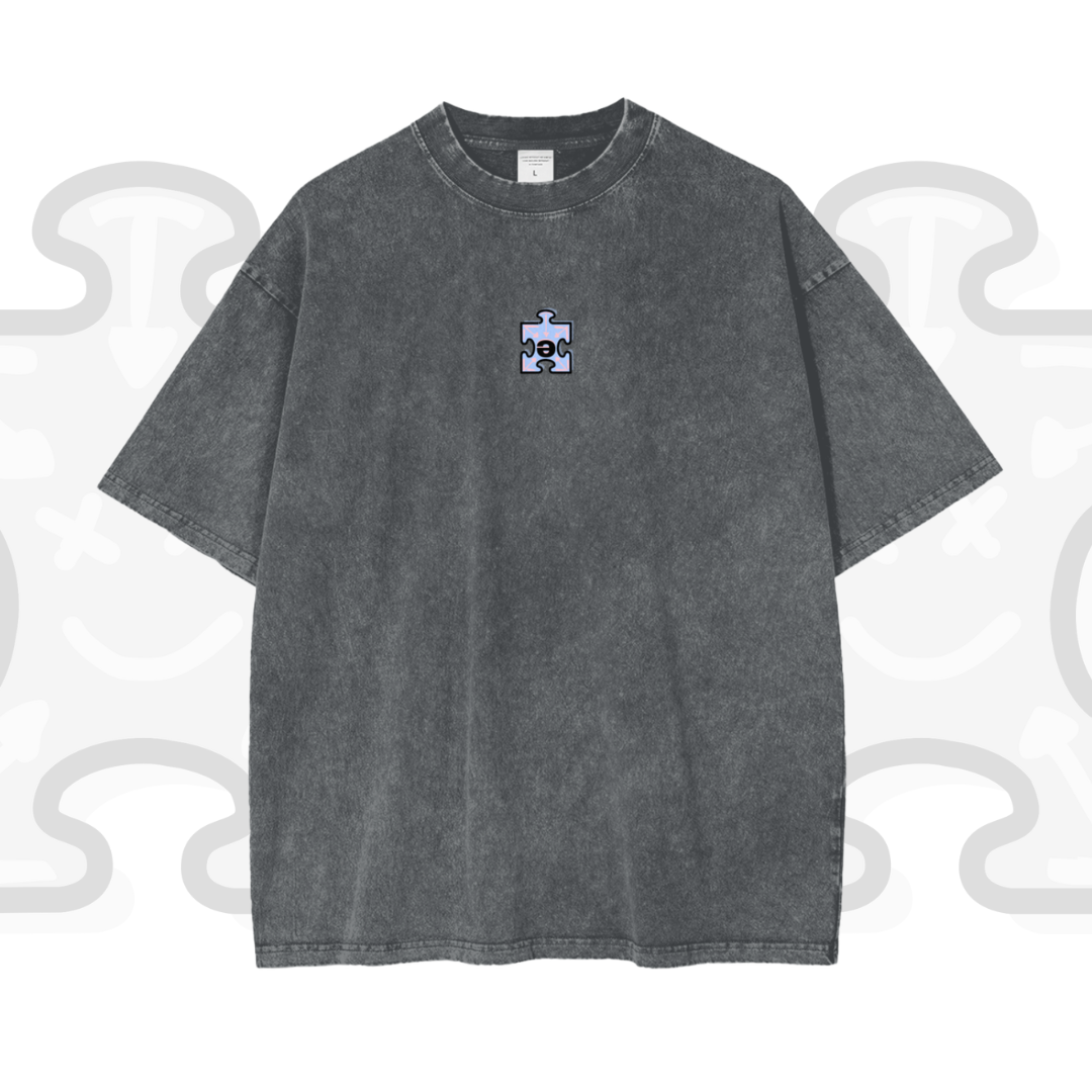 THREE FACES OVERSIZED TEE