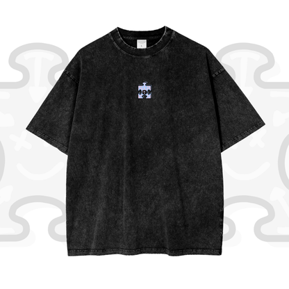 THREE FACES OVERSIZED TEE