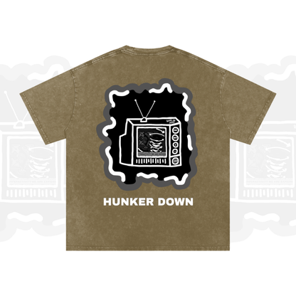 HUNKER DOWN OVERSIZED TEE