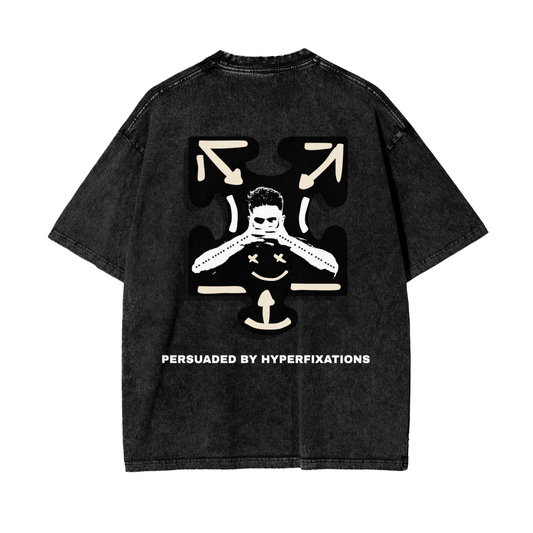 PERSUADED BY HYPERFIXATIONS OVERSIZED TEE