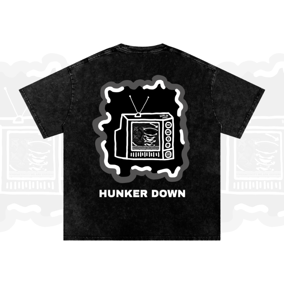 HUNKER DOWN OVERSIZED TEE