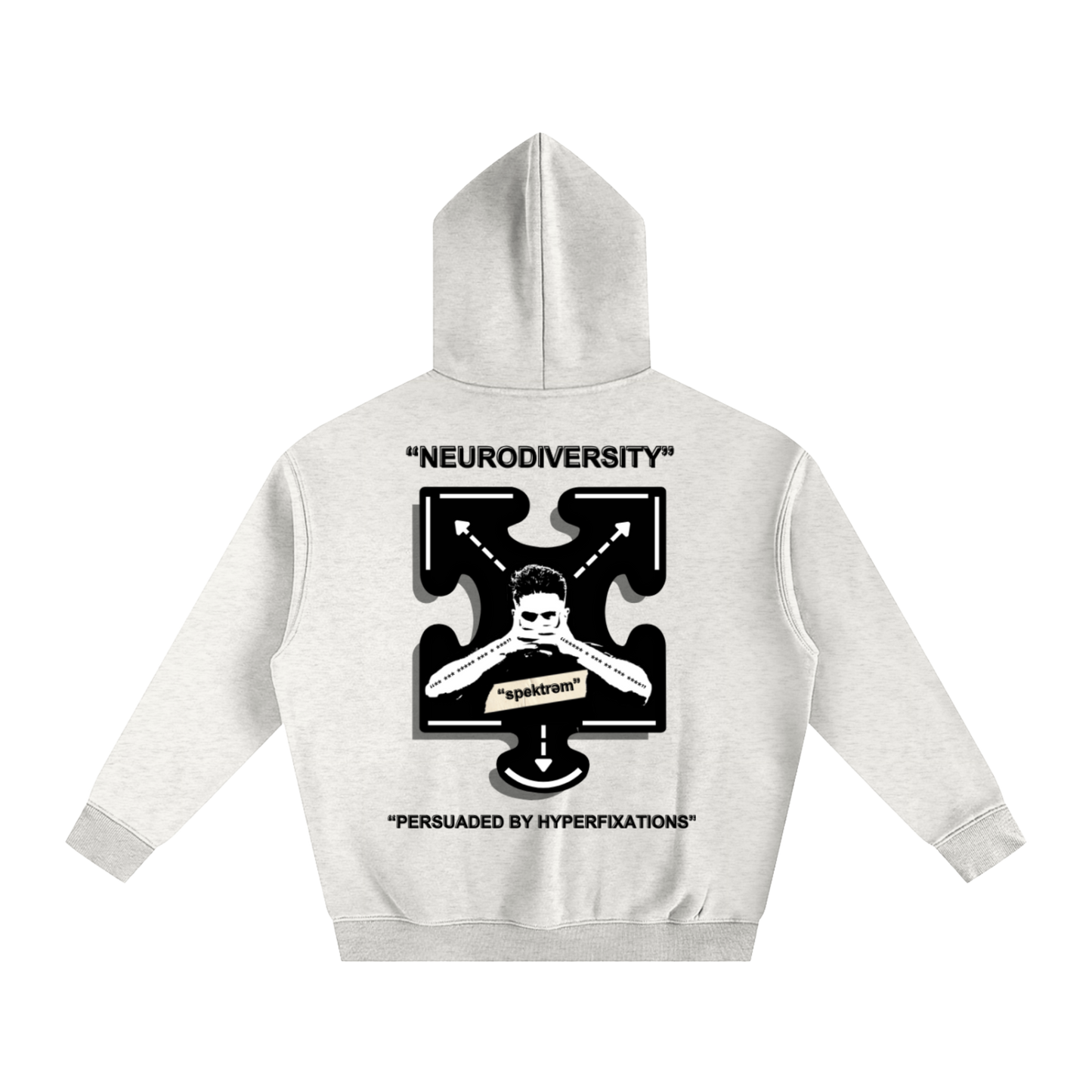 NO. 3 "PERSUADED BY HYPERFIXATIONS" HOODIE (INVERT)