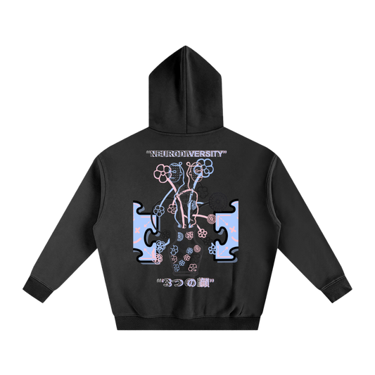 NO. 4 "THREE FACES" FLEECED HOODIE