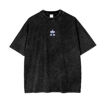 THREE FACES OVERSIZED TEE