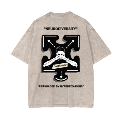 NO. 3 "PERSUADED BY HYPERFIXATIONS" OVERSIZE T-SHIRT (INVERT)