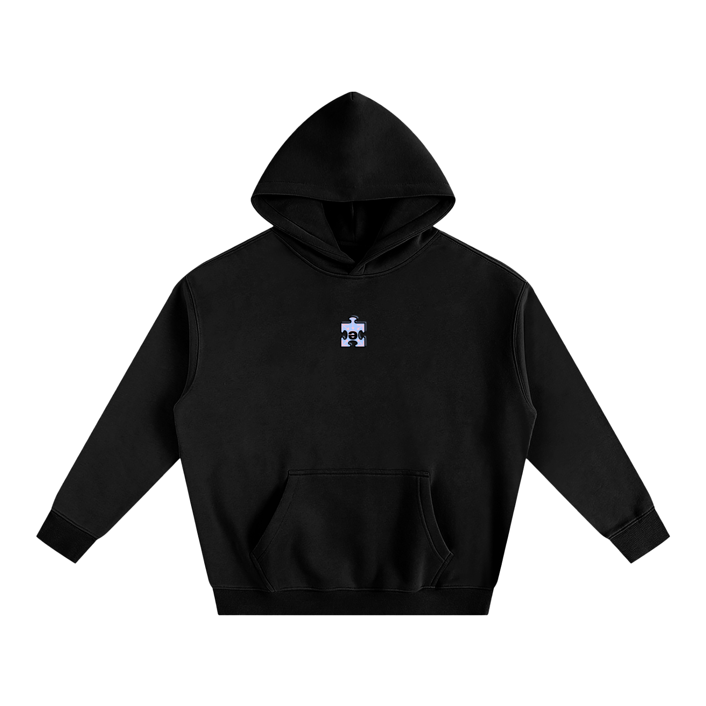 THREE FACES OVERSIZED & FLEECED HOODIE