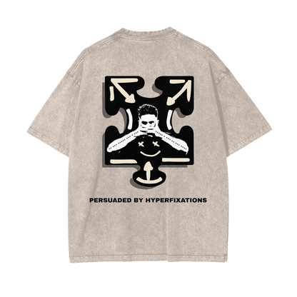 PERSUADED BY HYPERFIXATIONS INVERTED & OVERSIZED TEE