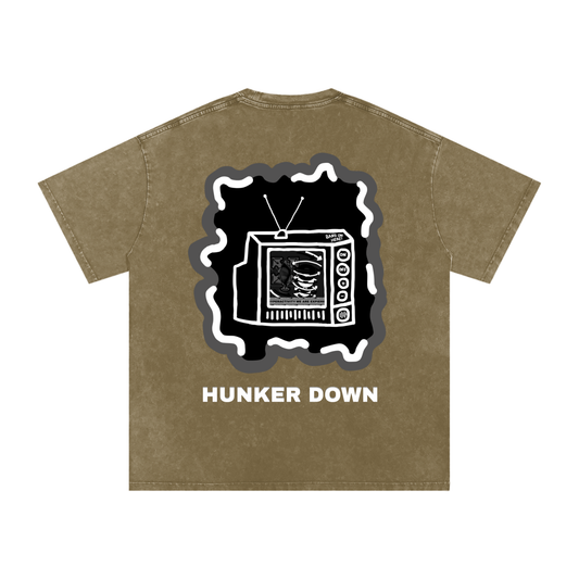 HUNKER DOWN OVERSIZED TEE